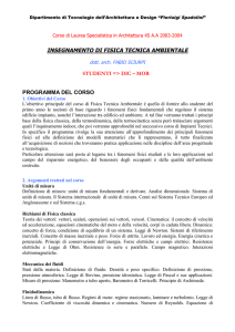 a.a. 2003/2004 - Università degli Studi di Firenze