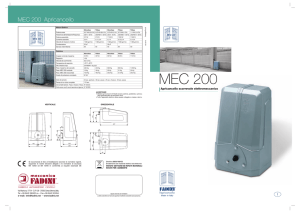 DEPLIANT MEC 200 - Elettromeccanica Nucciarelli