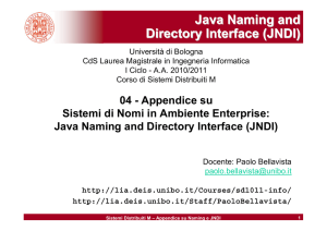 Java Naming and Directory Interface (JNDI) - LIA