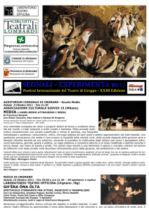 Programma Segnali Experimenta 2011 bis