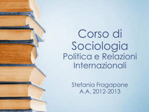 Diapositiva 1 - Facoltà di Scienze Politiche