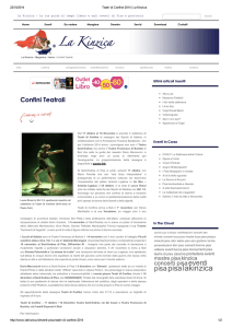 Teatri di Confine 2014 _ La Kinzica