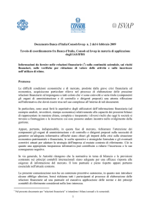 1 Documento Banca d`Italia/Consob/Isvap n. 2 del 6 febbraio 2009