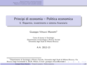 Principi di economia – Politica economica