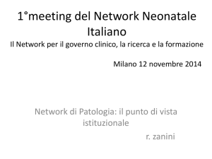 Presentazione di PowerPoint - Network Neonatale Italiano