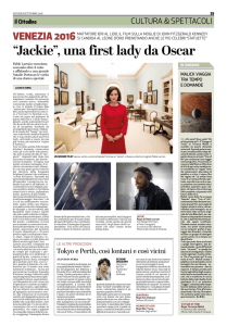 “Jackie”, una first lady da Oscar