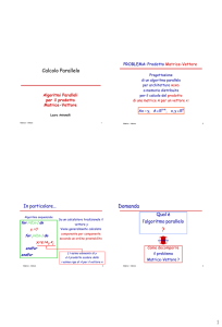 1 Calcolo Parallelo Domanda - ICAR-CNR