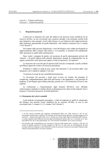 — 16 — 1. Disposizioni generali I criteri per la redazione dei conti