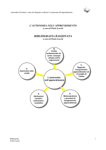 autonomia e apprendimento