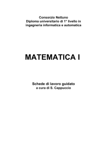 Scheda 0 - Dipartimento di Matematica