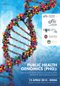 public health genomics (phg) - SItI