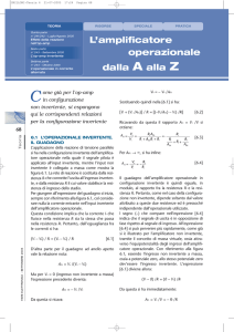 L`amplificatore operazionale dalla A alla Z