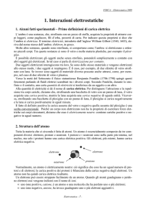 Elettrostatica - Liceo Classico Scientifico XXV Aprile