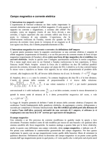 Campo magnetico e corrente elettrica - web