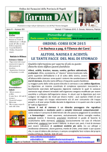 ordine: corsi ecm 2015 alitosi, nausea e acidità: le tante facce del