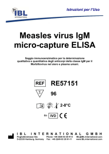 Measles virus IgM micro-capture ELISA