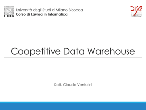 Caso di studio: Coopetitive Datawarehouse File - e-Learning