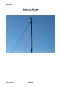 Antenna Sloper