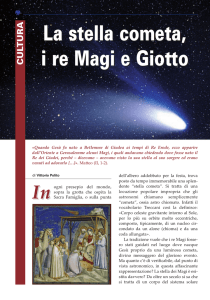 La stella cometa, i re Magi e Giotto La stella cometa, i