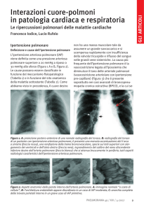 Interazioni cuore-polmoni in patologia cardiaca e respiratoria