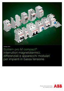 System pro M compact® Interruttori magnetotermici
