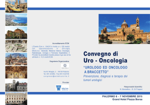 Convegno di Uro-Oncologia Palermo 6-7 - Progetto Pros