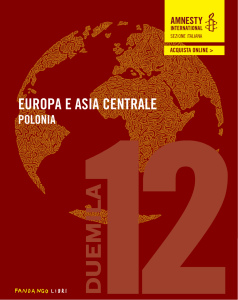 Rapporto annuale 2012 - amnesty :: Rapporto annuale