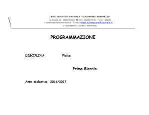 programmazione - Liceo scientifico Antonelli