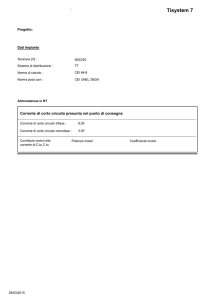 ELAB EL04 ELETTRICI Rel calc Verifica Imp Schemi Unifilari