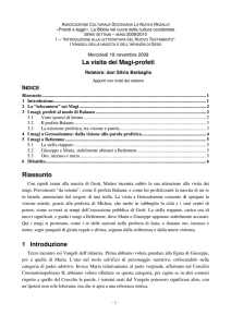 La visita dei Magi-profeti