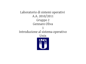 Laboratorio di sistemi operativi AA 2010/2011 Gruppo - ICAR-CNR