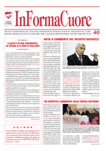 InFormaCuore n. 40 Giugno 2013