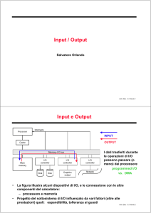 Input / Output Input e Output