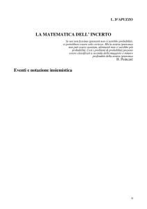 Eventi e notazione insiemistica ( 2013)-1