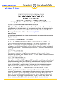Bando concorso - Comune di Firenze