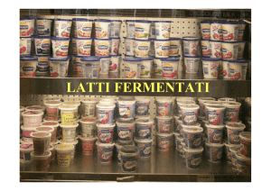latti fermentati - Centri di Ricerca