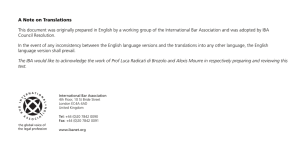 A Note on Translations This document was originally prepared in
