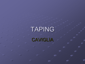taping - MEGA Poliambulatorio Privato