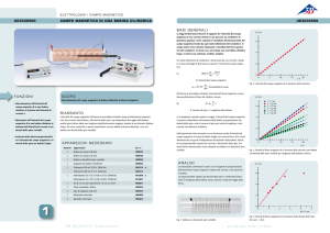 BASI GENERALI UE3030500 Campo magnEtiCo di Una bobina