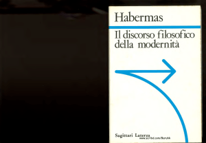 Jürgen Habermas, Il discorso filosofico della