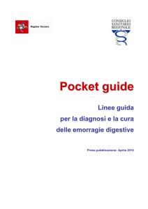 Pocket guide - Servizio Sanitario della Toscana