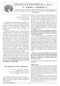 COMUNICATO ANDROMEDA n. 51/1998