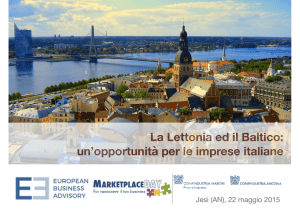 La Lettonia ed il Baltico: un`opportunità per le imprese italiane