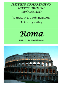 Viaggio d`istruzione a Roma
