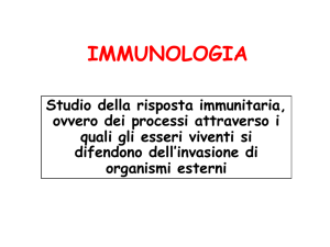Risposta immunitaria - lettere.uniroma1.it