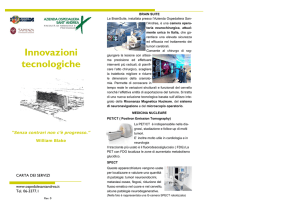Innovazioni tecnologiche - Azienda Ospedaliera Sant`Andrea