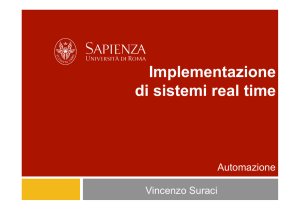 Implementazione di sistemi real time