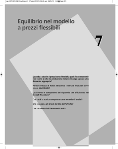 Equilibrio nel modello a prezzi flessibili