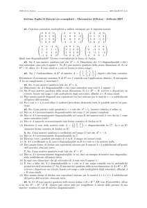 VII foglio - Math Unipd