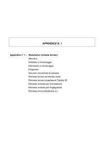 appendice n. 1